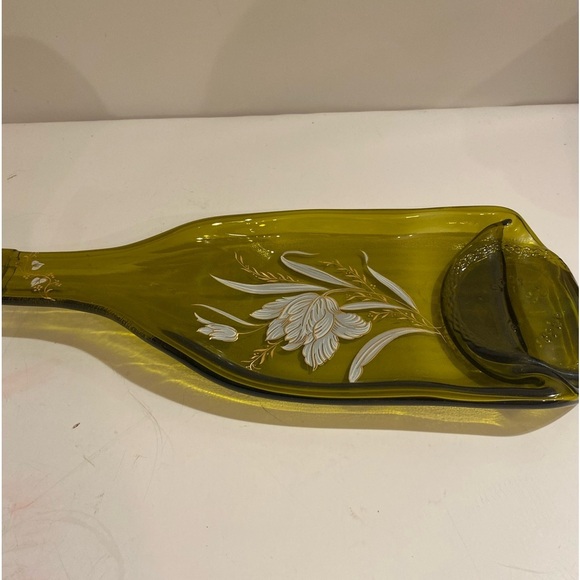 Melted Glass Bottle Spoon Rest (FV) - Picture 5 of 14